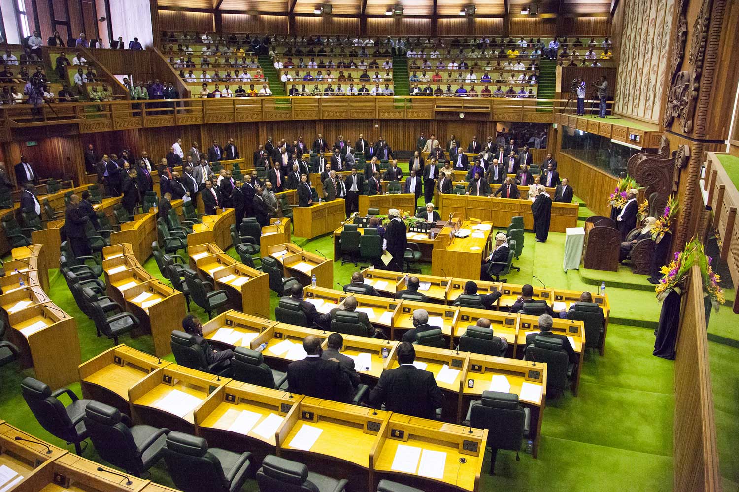 The Papua New Guinea National Parliament in session